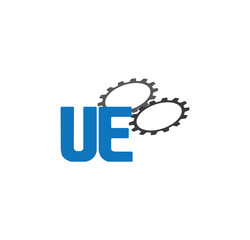 ue alphabet with 2 gears