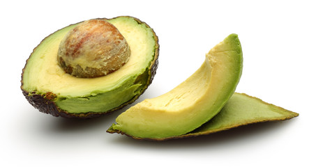 Quarter Slice Avocado and Half Avocado