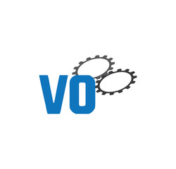 vo alphabet with 2 gears