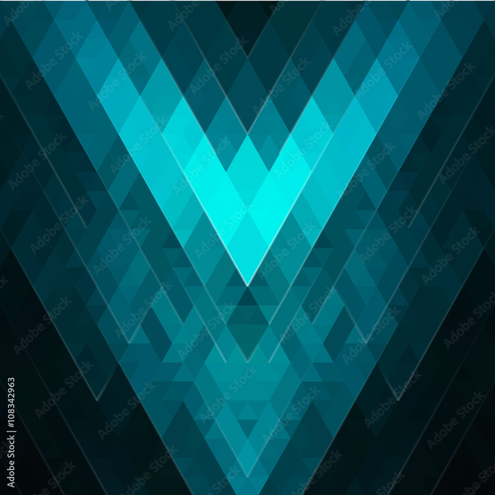 Poster abstract polygon background in modern style. soft color transitions create a mesh.