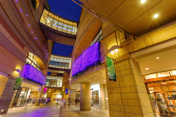Namba Parks Shopping Mall in Osaka, Japan