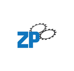 zp alphabet with 2 gears