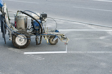 manual spray marking machine for parking layout