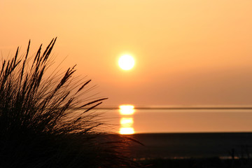 Sonnenuntergang auf der Insel Föhr