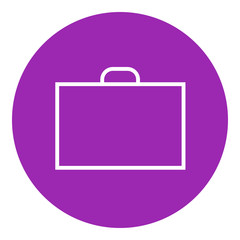 Briefcase line icon.