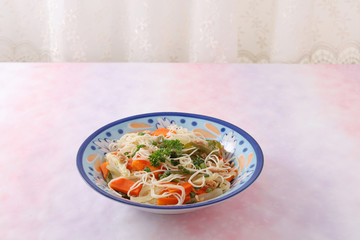 沖縄料理　そうめんチャンプルー