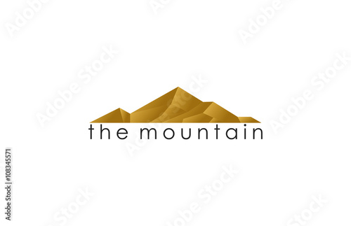 "gold mountain logo" Stock image and royalty-free vector files on
