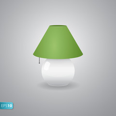 OFF bedside green  lamp icon