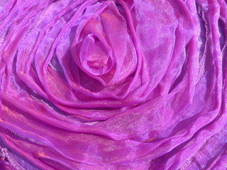 Shiny pink fabric