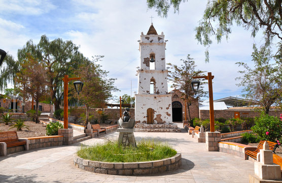 Toconao Village on Atacama Desert in Chile