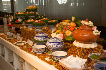  Side of rice in ice water thai food