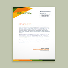 abstract creative letter design