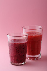 summer berries milkshake