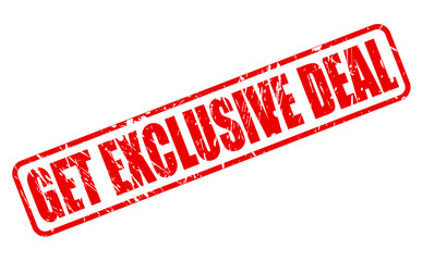 GET EXCLUSIVE DEAL red stamp text