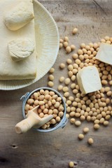 Tofu with soybean
