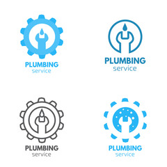 Fototapeta na wymiar Plumber logo. Handyman logo