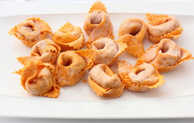 Pâtes farcies et faites à la main
