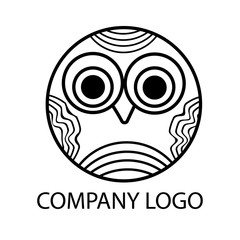 Little owl pretty logo
Round logo for a firm with the image of an owl
