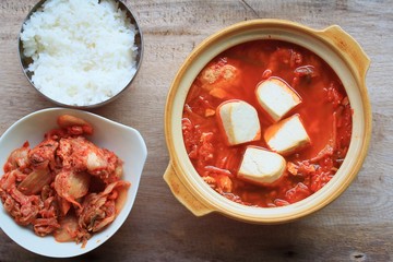 kimchi soup - korean food