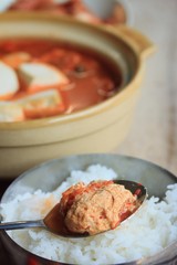 kimchi soup - korean food