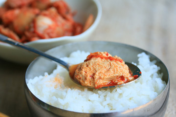 kimchi soup - korean food