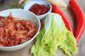kimchi cabbage - korean food