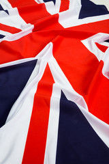 Fototapeta premium Closeup of Union Jack flag