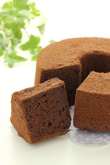 チョコレートシフォンケーキ