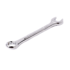 Wrench metal instrument isolated over white background