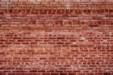 Old red brick wall texture.