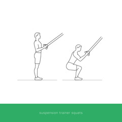 Fitness instruction. To use for workout instructions. Vector and illustration design.