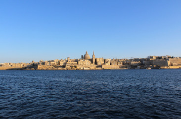 Fototapeta na wymiar Valletta, Panoramic, Capital City, Republic of Malta 