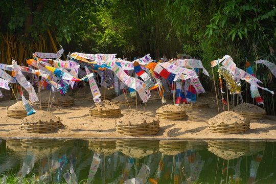 Songkran Festival in Chiang Mai, Thailand.