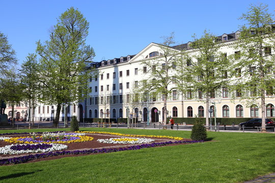 Wiesbaden, Hessischer Landtag am Schloßplatz (April 2016)