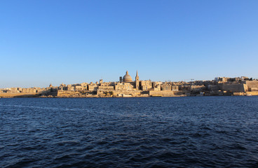 Fototapeta na wymiar Valletta, Panoramic, Capital City, Republic of Malta 