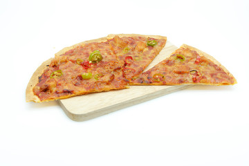 A half pizza.