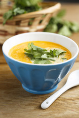 Lentil and coconut soup