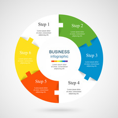 Vector infographic template