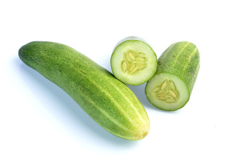 Cucumber isolated on white background