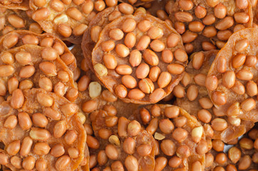Beans over rice crispy plate