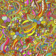 Flower seamless  pattern.