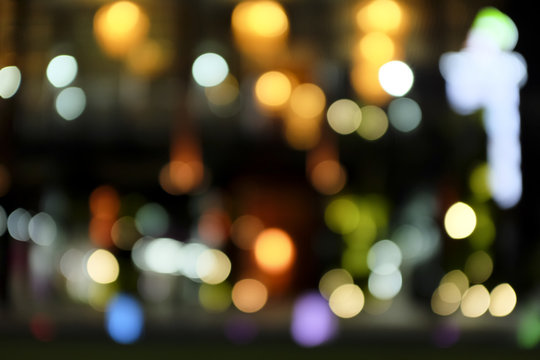 abstract lights and abstract blurred pattern