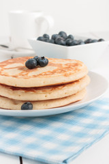 Buttermilk Pancakes with blueberries
