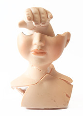 Broken Dolly Face and Limbs