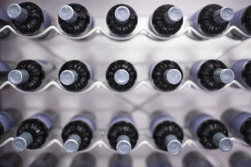Wine cellar bottles