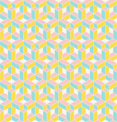 seamless isometric cross pattern.