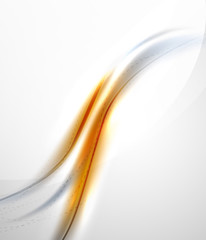 Fototapeta premium Orange wave abstract background