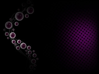 Abstract halftone effect purple background