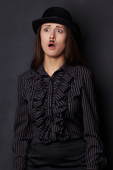 Fototapeta premium miming girl