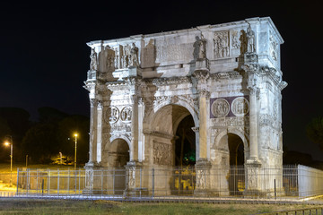 Fototapeta na wymiar Constantinus arch in Rome